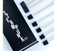 Комплект кабелей-удлинителей 1STPlayer White (24pin, 8pin CPU 2pcs, 8pin GPU 3pcs)