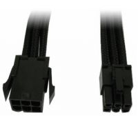 Удлинитель GELID 6-pin PCI-E, 30см, индивидуальная оплетка, черный