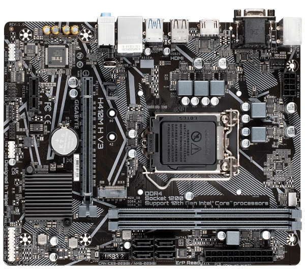 Материнская плата Gigabyte H410M H V3