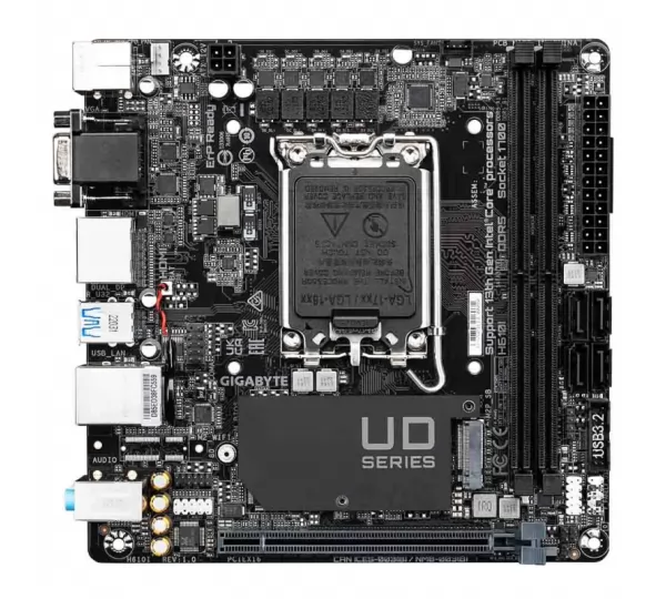 Материнская плата Gigabyte H610I