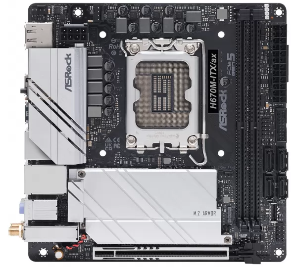 Материнская плата AsRock H670M-ITX/AX