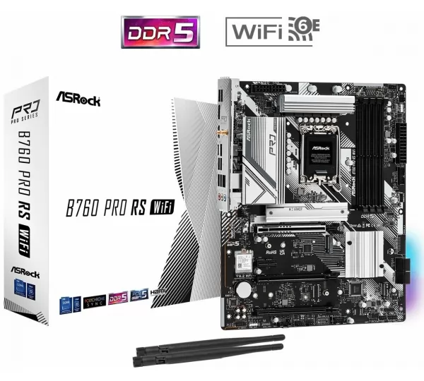 Материнская плата ASROCK B760 PRO RS WIFI