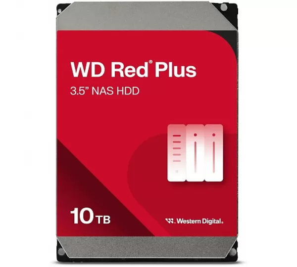 Жесткий диск 10Tb Western Digital WD Red Plus WD100EFGX