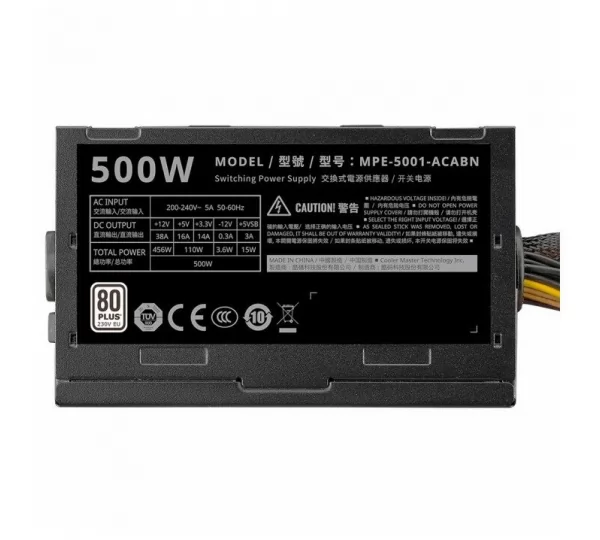 Блок питания Cooler Master Elite V4 MPE-5001-ACABN 500W