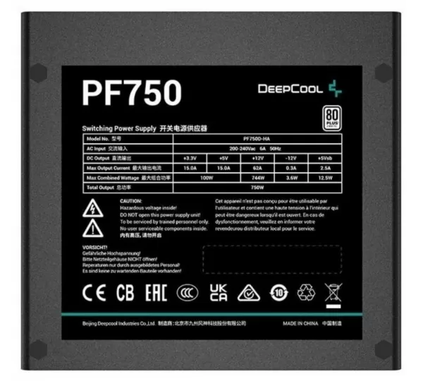 Блок питания Deepcool PF750