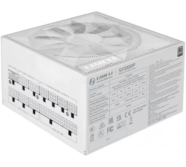 Блок питания Lian Li SX1000P White