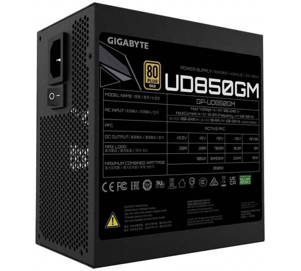 Блок питания GIGABYTE UD850GM PG5 850W (GP-UD850GM PG5)