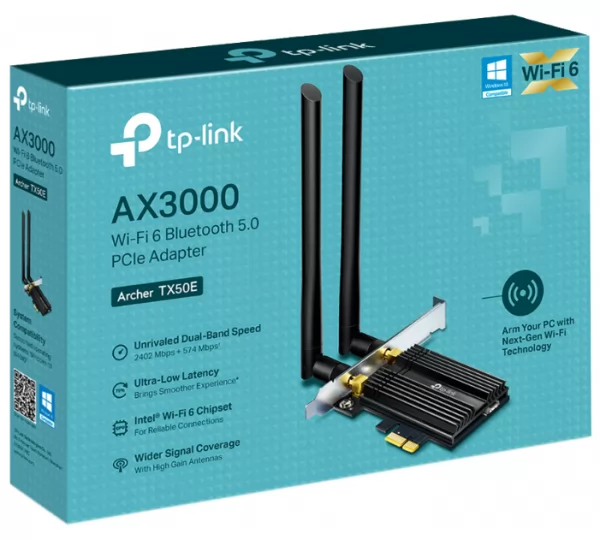 Адаптер PCI-E TP-Link Archer TX50E