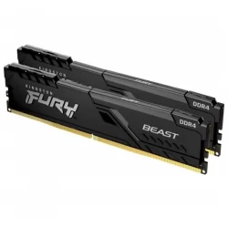 Оперативная память 64Gb (2x32Gb) 3600 Kingston HyperX Fury Beast Black KF436C18BBK2/64