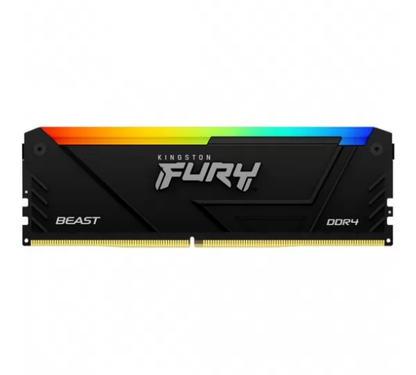 Оперативная память 16Gb 3200 Kingston Fury Beast RGB (KF432C16BB12A/16)