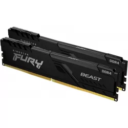 Оперативная память 16Gb (2x8Gb) 3600 Kingston Fury Beast KF436C17BBK2/16
