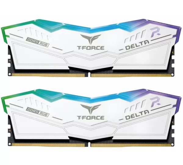 Оперативная память 32Gb (2x16Gb) 5600 TEAMGROUP T-Force Delta RGB White (FF4D532G5600HC32DC01)