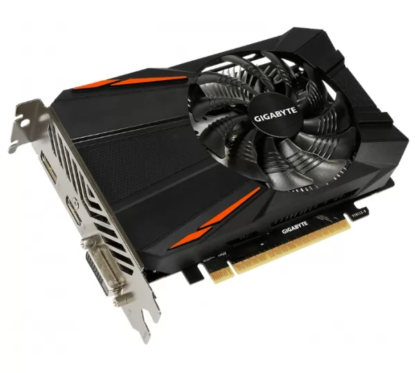 Видеокарта Gigabyte GeForce GTX 1050 Ti 1316Mhz 4096Mb (GV-N105TD5-4GD)