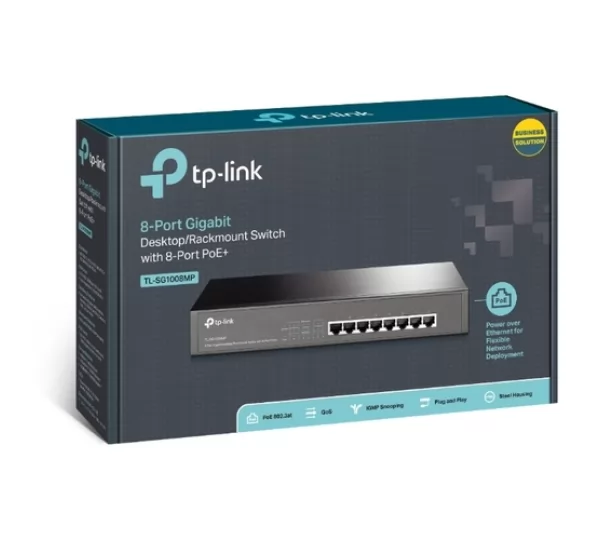 Коммутатор TP-Link TL-SG1008MP
