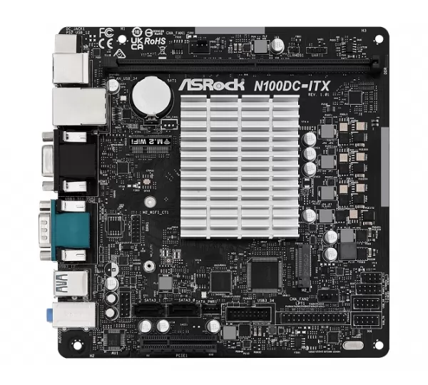 Материнская плата ASRock N100DC-ITX