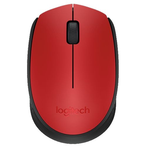Мышь Logitech M171 Wireless Mouse Red-Black USB
