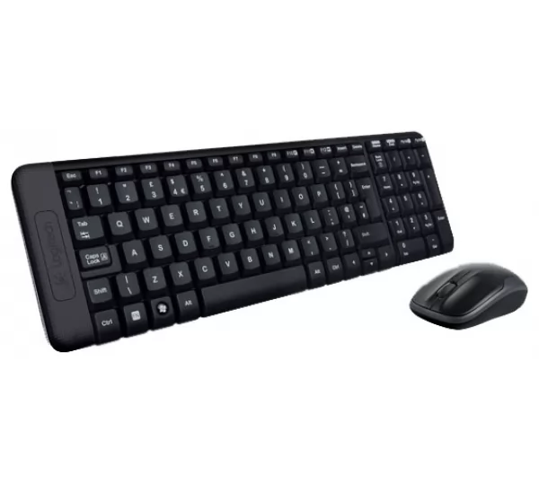 Комплект клавиатура + мышь Logitech MK220 Black