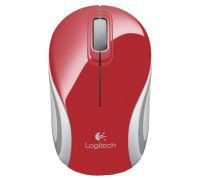 Мышь Logitech M187 Wireless Mini Mouse, Red USB