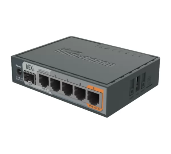 Маршрутизатор MikroTik hEX S (RB760iGS)