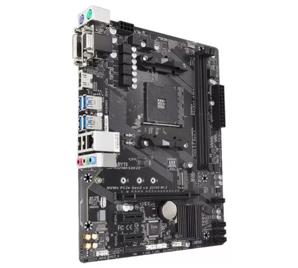 Материнская плата Gigabyte GA-A320M-S2H rev 2