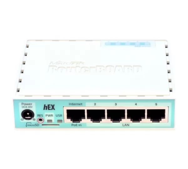 Маршрутизатор MikroTik hEX (RB750Gr3)