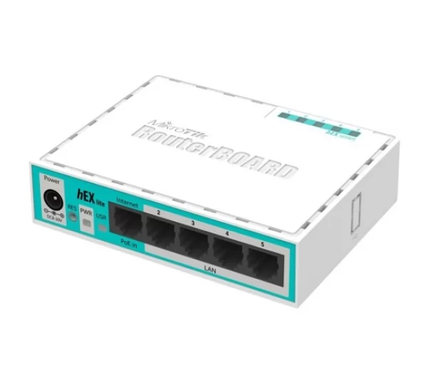 Маршрутизатор MikroTik hEX lite (RB750r2)