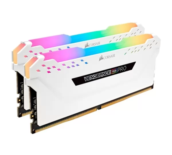 Оперативная память 16Gb (2x8Gb) 3000 Corsair Vengeance RGB PRO (CMW16GX4M2C3000C15W) KIT