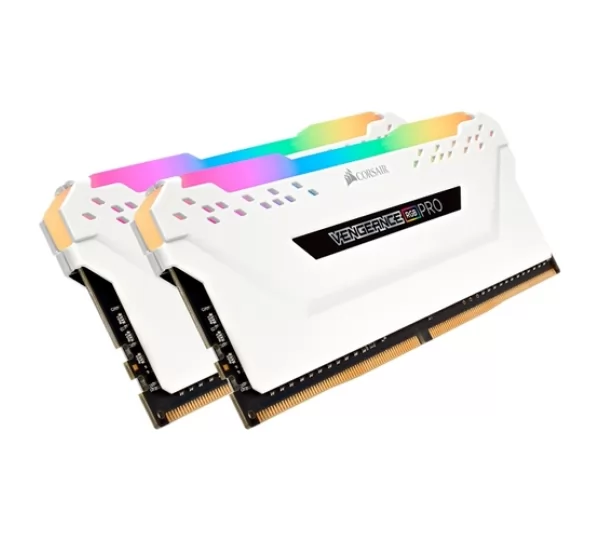 Оперативная память 16Gb (2x8Gb) 3000 Corsair Vengeance RGB PRO (CMW16GX4M2C3000C15W) KIT