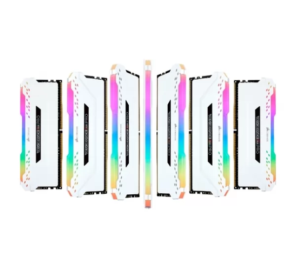 Оперативная память 16Gb (2x8Gb) 3000 Corsair Vengeance RGB PRO (CMW16GX4M2C3000C15W) KIT