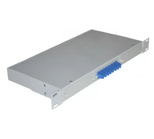 Кросс распределительный укомплектованный 1U 19" 8-SC/UPC