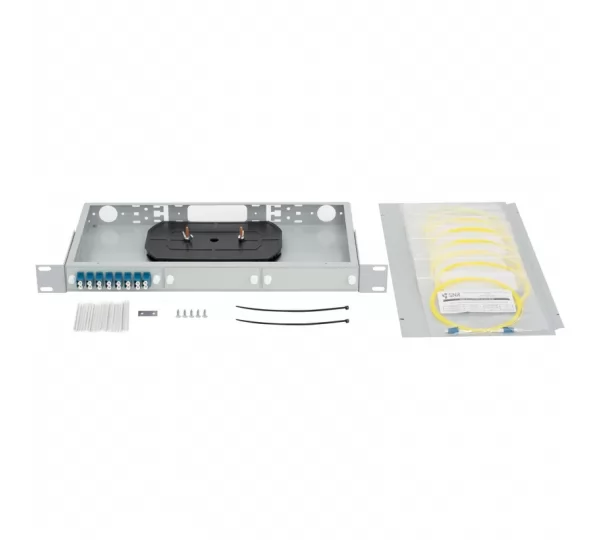 Кросс распределительный 19" SNR-ODF-24R-16LC-P, 1U, 16-LC/UPC, укомплектованный 