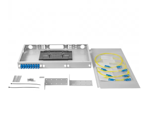 Кросс распределительный 19" SNR-ODF-24R-8SC-P, 1U, 8-SC/UPC, укомплектованный