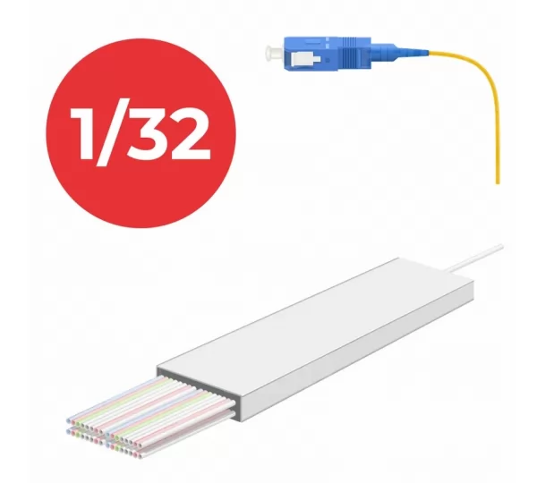 Сплиттер PLC 1x32 SC(UPC) 0,9mm 1 метр