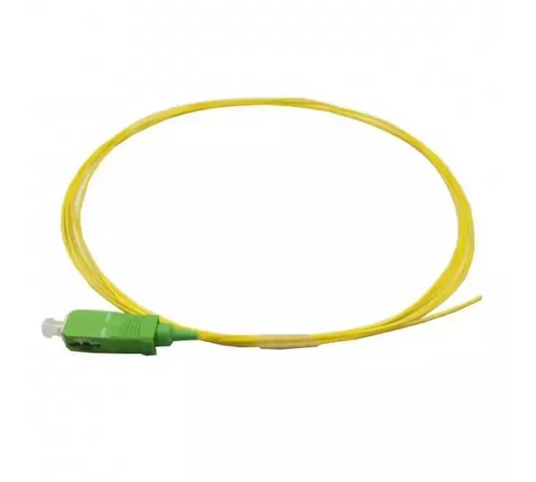 Пигтейл Оптический SC/APC, SM, simplex 1.5 метра