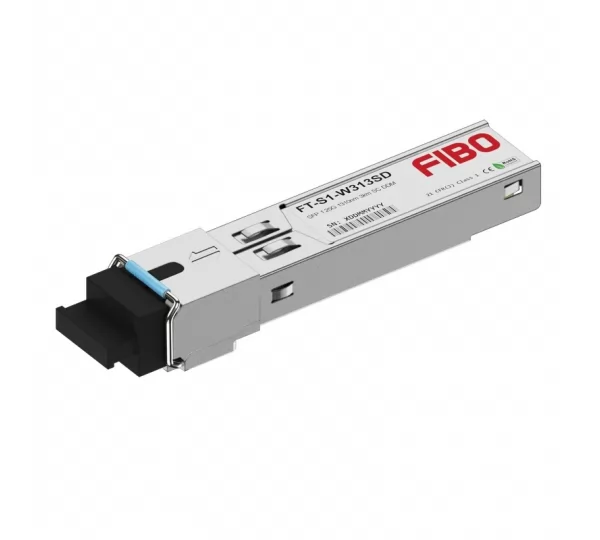 SFP модуль (трансивер) FIBO FT-S1-W313SD (SC, simplex, 1.25Gb/s, 1310/1550nm, 3km)