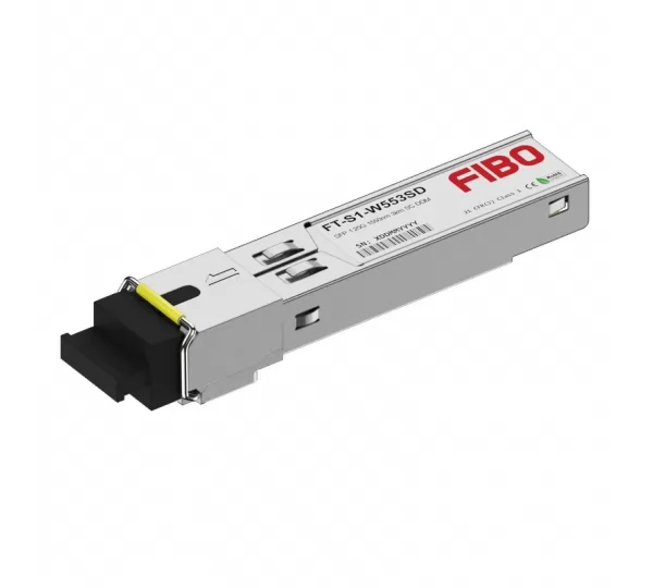 SFP модуль (трансивер) FIBO FT-S1-W553SD (SC, simplex, 1.25Gb/s, 1550/1310nm, 3km)