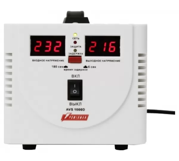 Стабилизатор напряжения Powerman AVS 1000D White