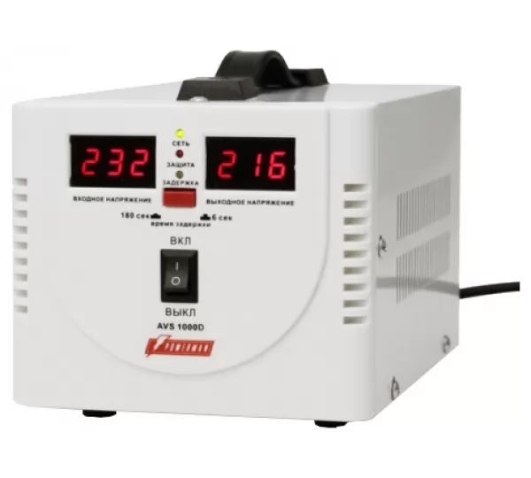 Стабилизатор напряжения Powerman AVS 1000D White