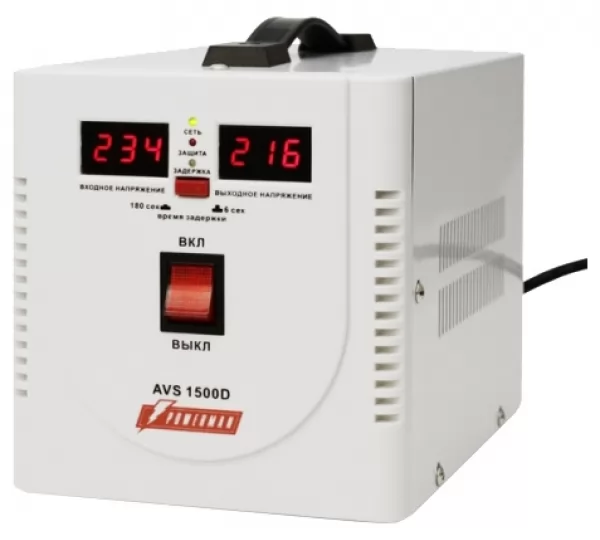 Стабилизатор напряжения Powerman AVS 1500D Black
