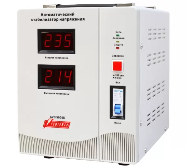 Стабилизатор напряжения Powerman AVS 5000D White