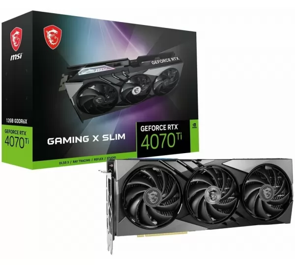 Видеокарта MSI GeForce RTX 4070 Ti GAMING X SLIM 12G