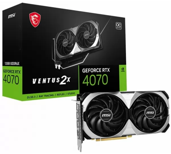 Видеокарта MSI GeForce RTX 4070 VENTUS 2X 12G OC