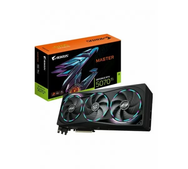 Видеокарта Gigabyte GeForce RTX 5070 Ti MASTER 16GB (GV-N507TAORUS M-16GD)