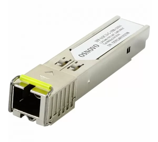 SFP модуль (трансивер) Osnovo SFP-S1SC13-G-1550-1310 (SC, simplex, 1.25 Gb/s, 1550/1310nm, 20km)