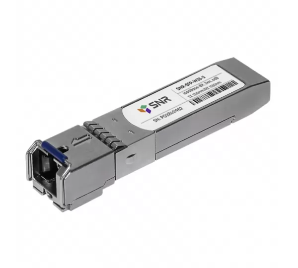 SFP модуль (трансивер) SNR SNR-SFP-W35-3 (SC, simplex, 1Gb/s, 1310/1550nm, 3km)