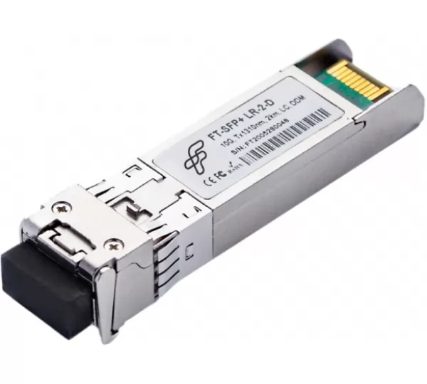 SFP+ модуль (трансивер) Fibertrade FT-SFP+LR-2-D (LC, simplex, 10Gb/s, 1310nm, 2km)	