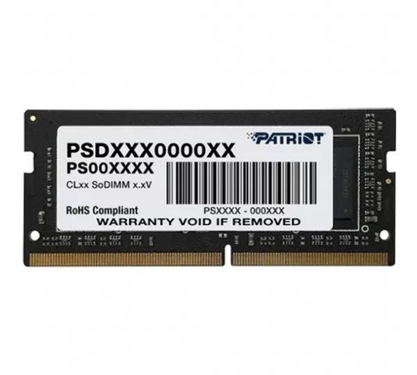 Оперативная память SO-DIMM 8Gb 2666mhz PATRIOT Signature PSD48G26662S