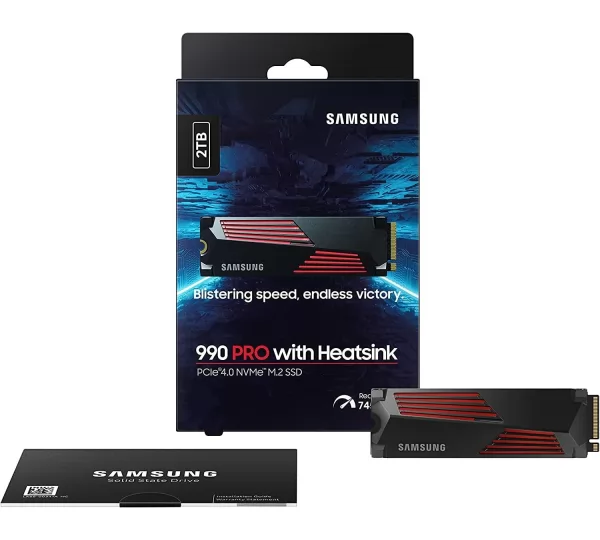 SSD диск m.2 2Tb Samsung 990 PRO With Heatsink (MZ-V9P2T0CW)