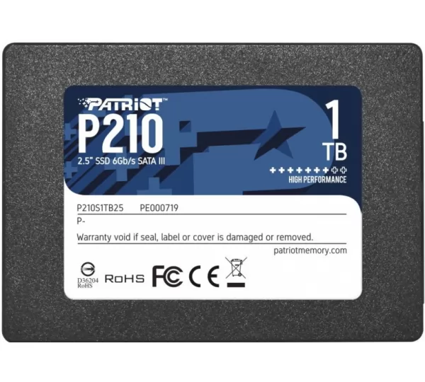 SSD 1Tb PATRIOT P210 (P210S1TB25)