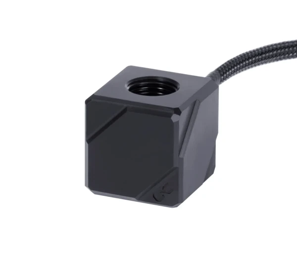 Датчик температуры Alphacool Eiszapfen Square Temperature Sensor G1/4 IG/IG - black acetal